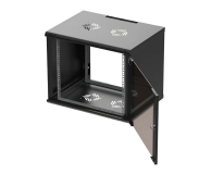 ExtraLink  Wisząca 19" 9U 600x450mm Premium jednosekcyjna (czarna) - 1323270 - zdjęcie 4